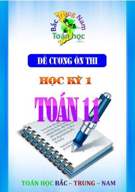 Tài liệu ôn thi học kì I môn Toán lớp 11